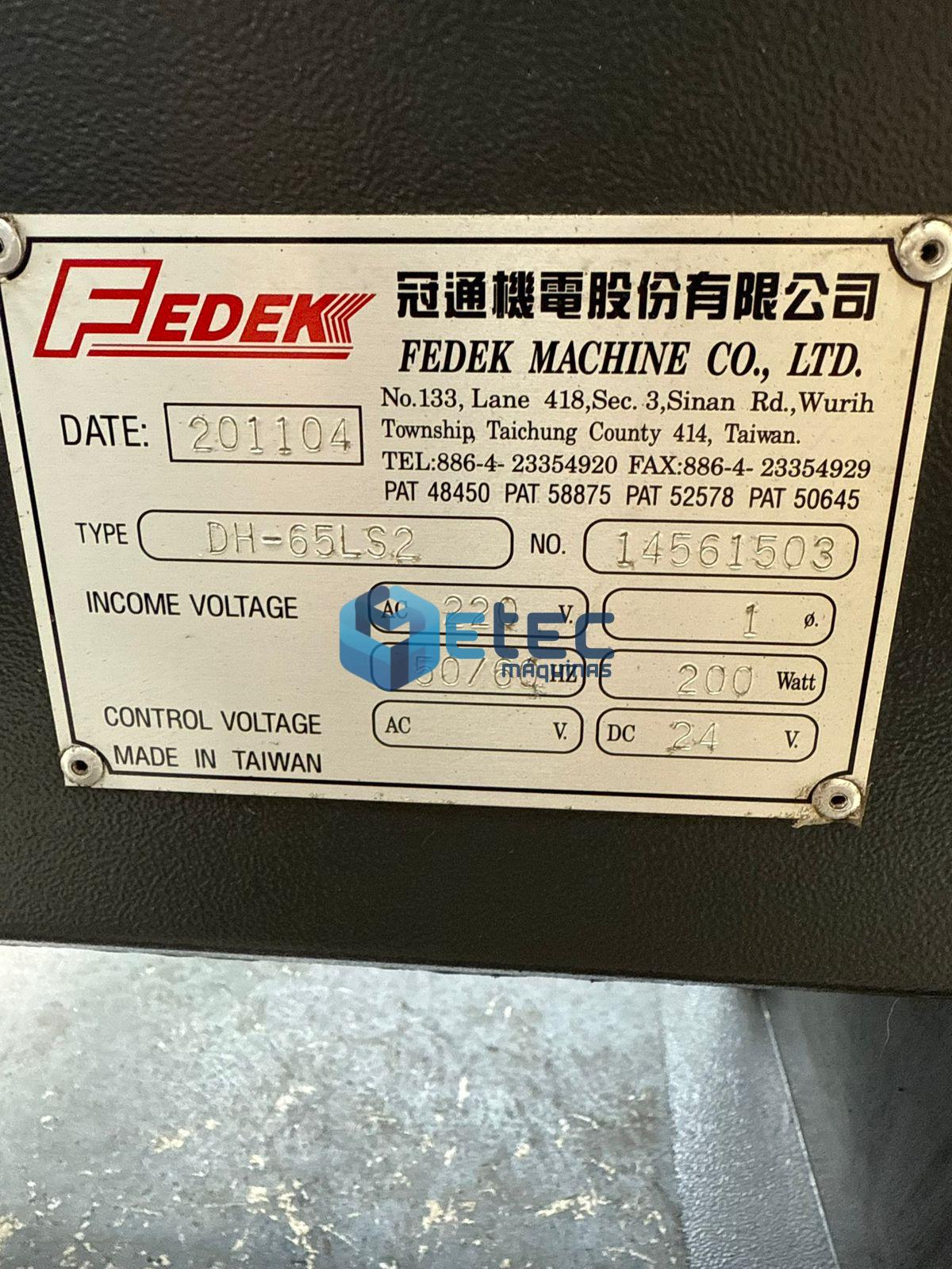 Alimentador de Barras Fedek DH-65L S2