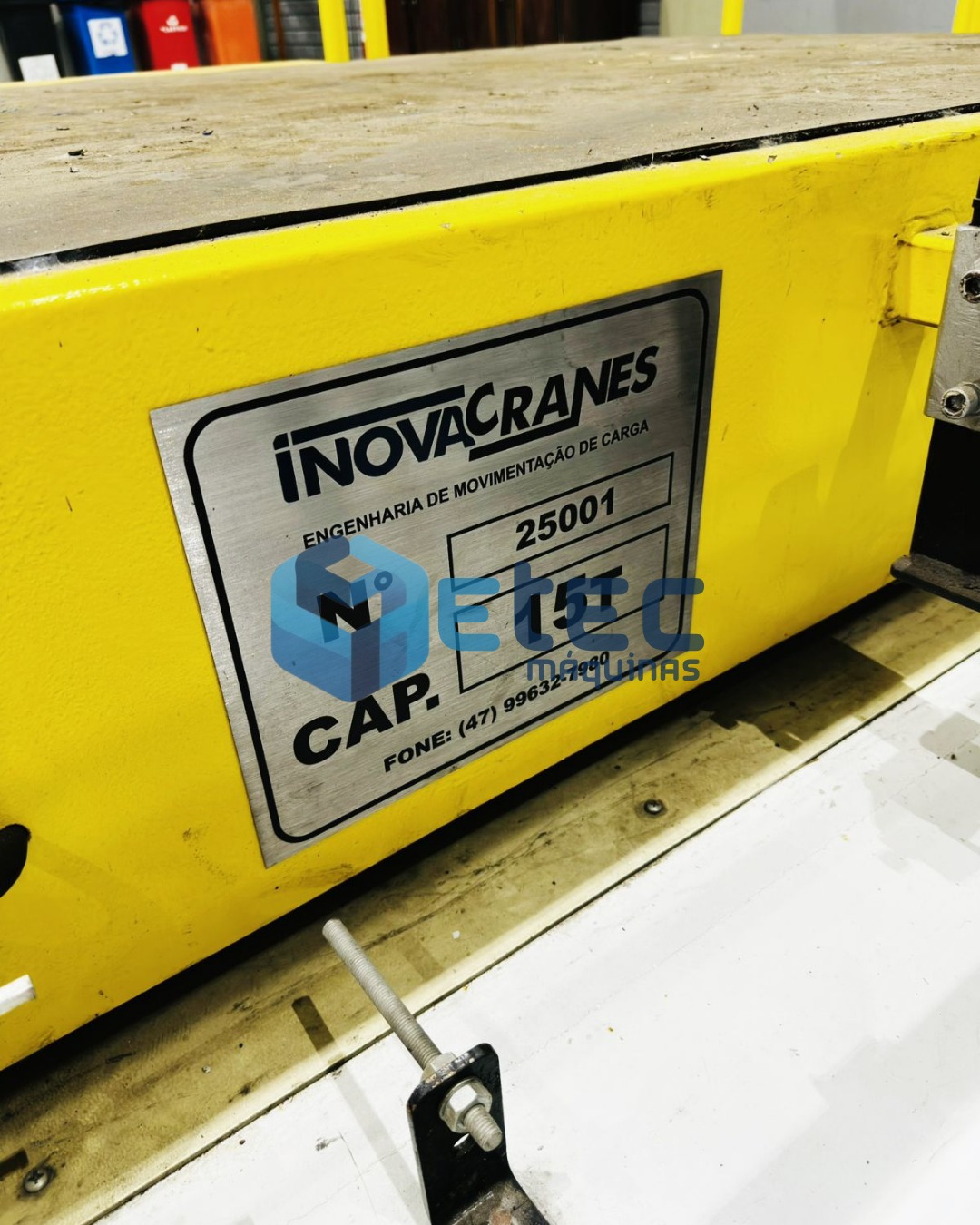 Carro Tranportador InovaCranes 15T Reto