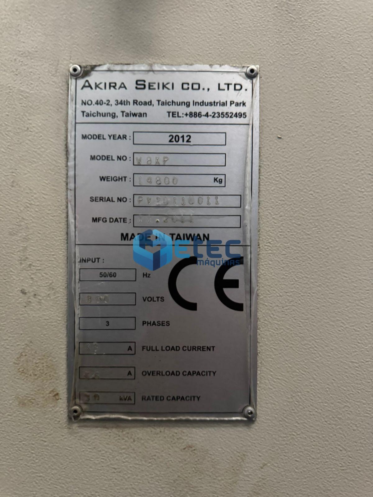 Centro de Usinagem Akira Seiki V8XP