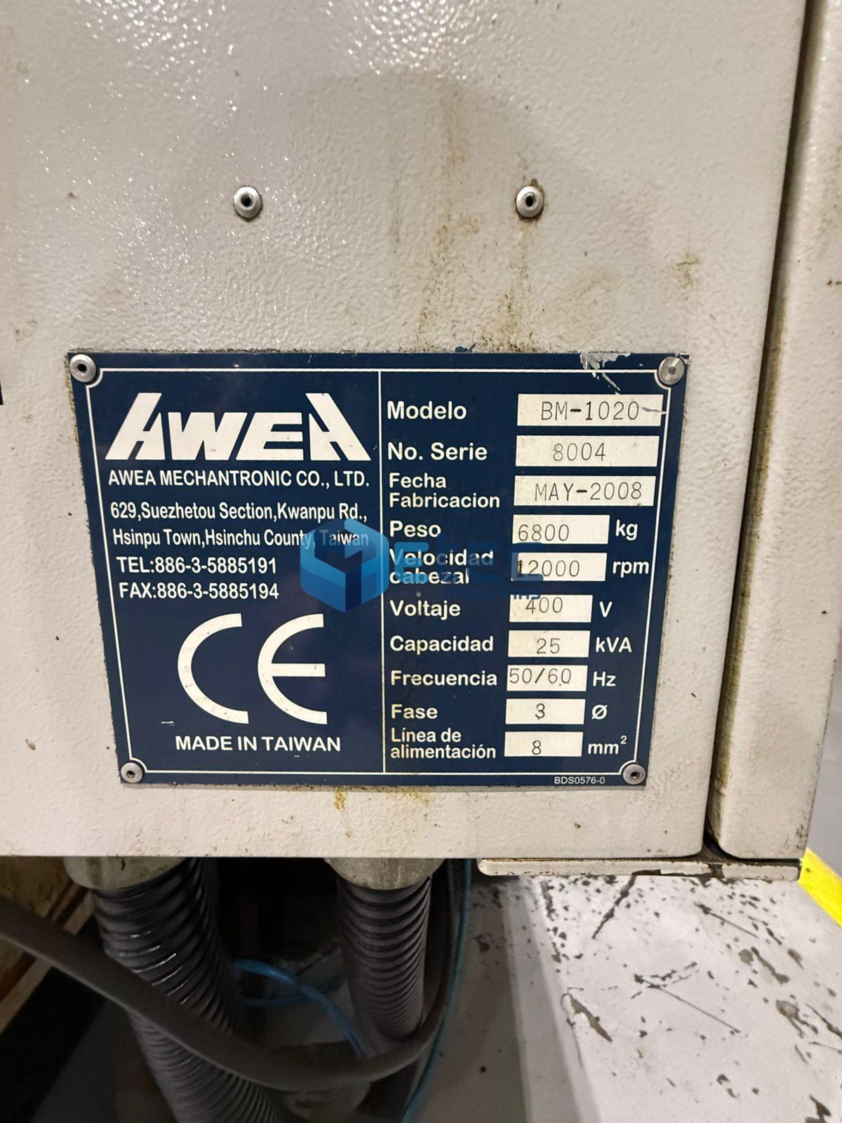 Centro de Usinagem Awea BM-1020