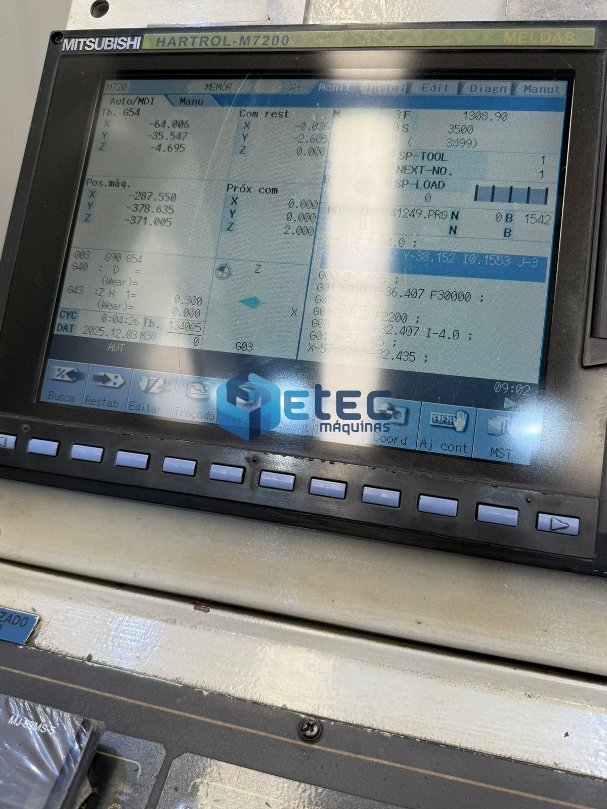 Centro de Usinagem Hartford VMC-1270