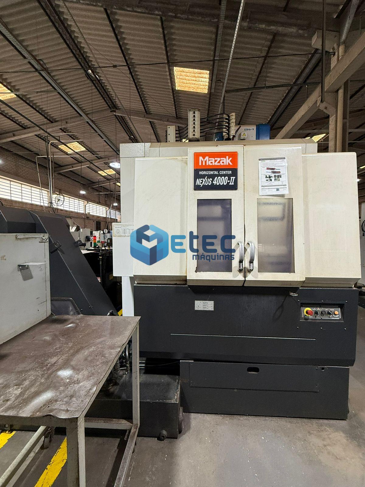 Centro de Usinagem Horizontal Duplo Pallet HCN Mazak 4000 II