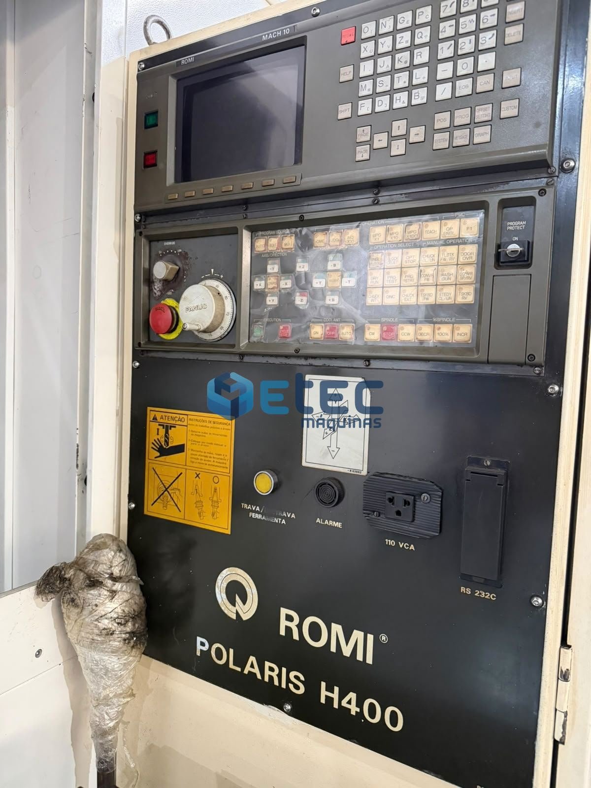 Centro de Usinagem Horizontal Duplo Pallet Romi Polaris H400