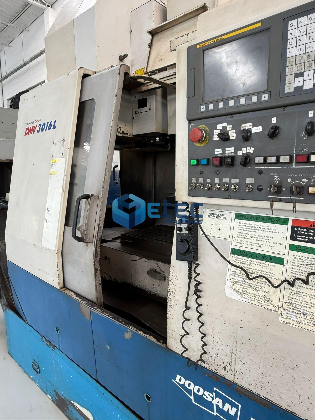 Centro de Usinagem Vertical Doosan Daewoo DMV 3016L