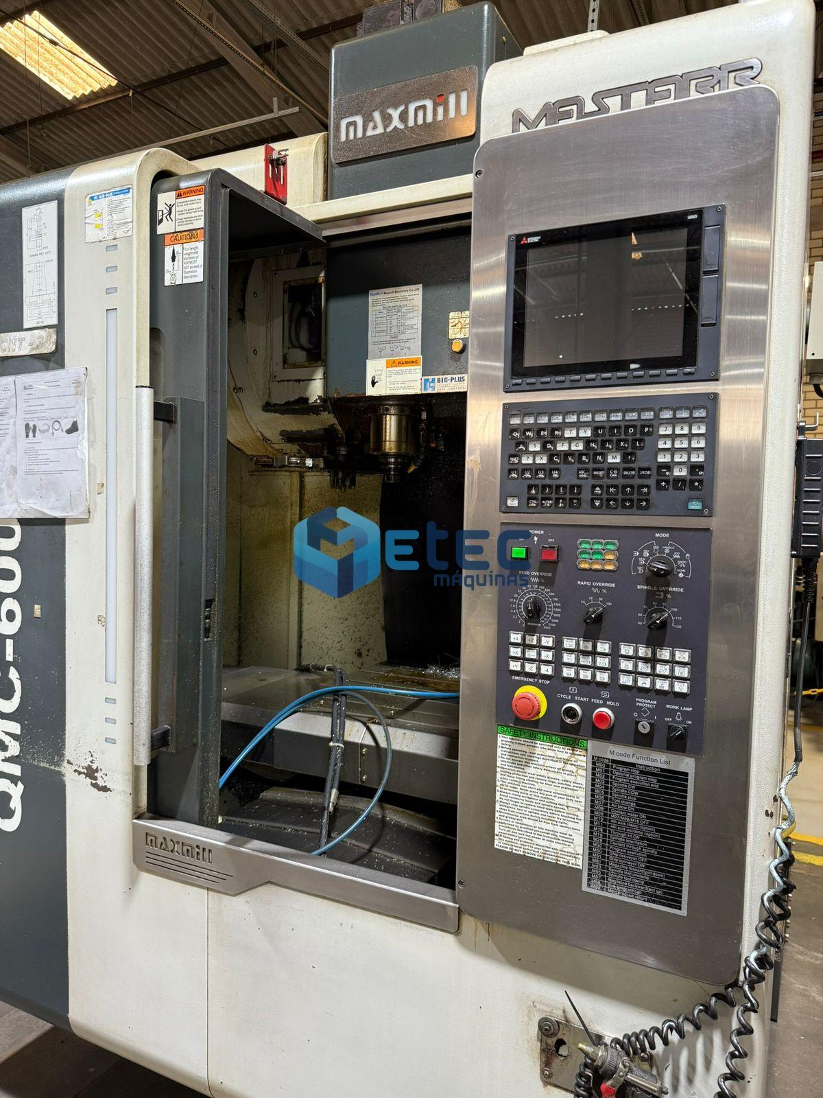 Centro de Usinagem Vertical Maxmill QMC-600