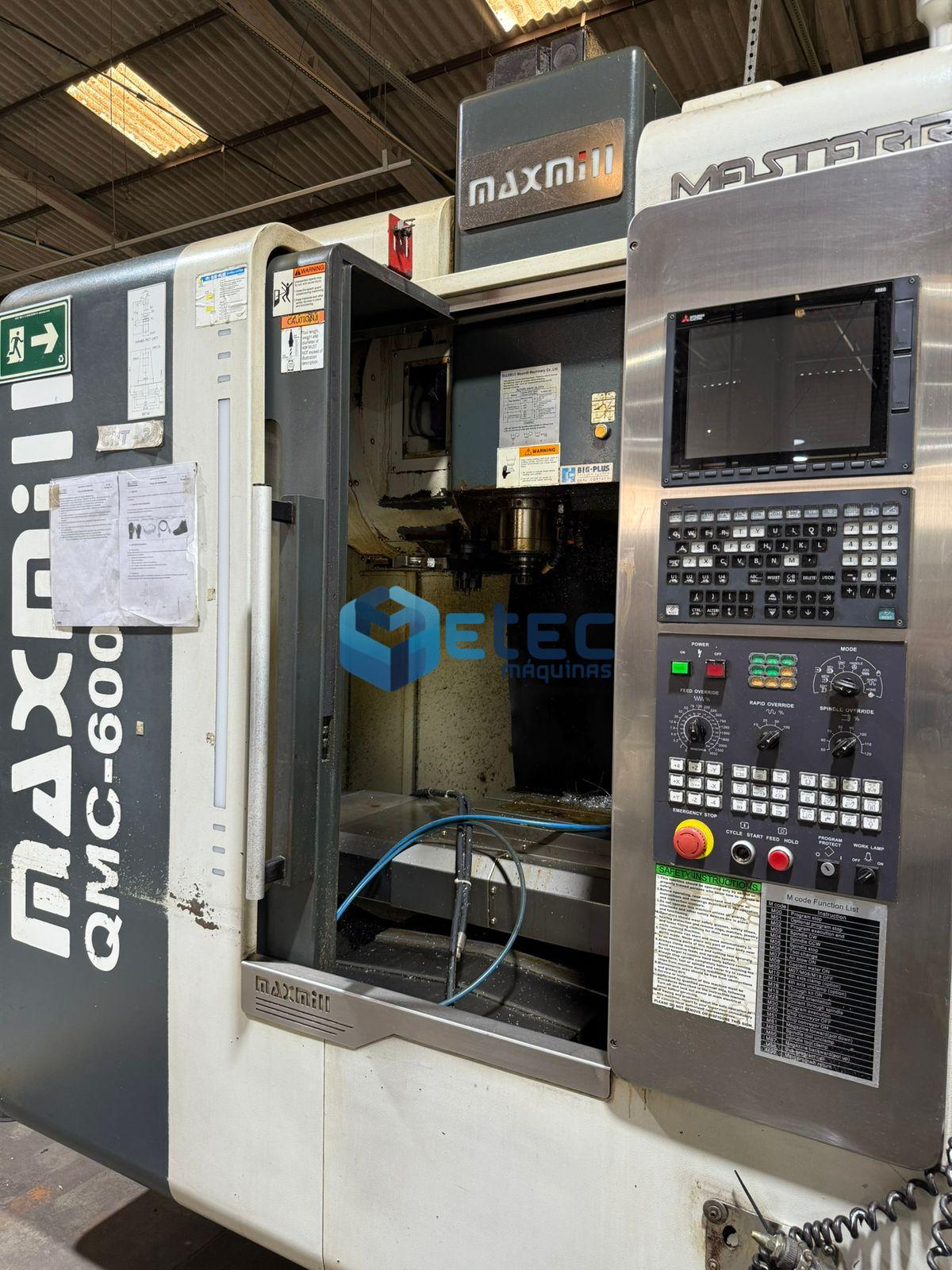 Centro de Usinagem Vertical Maxmill QMC-600