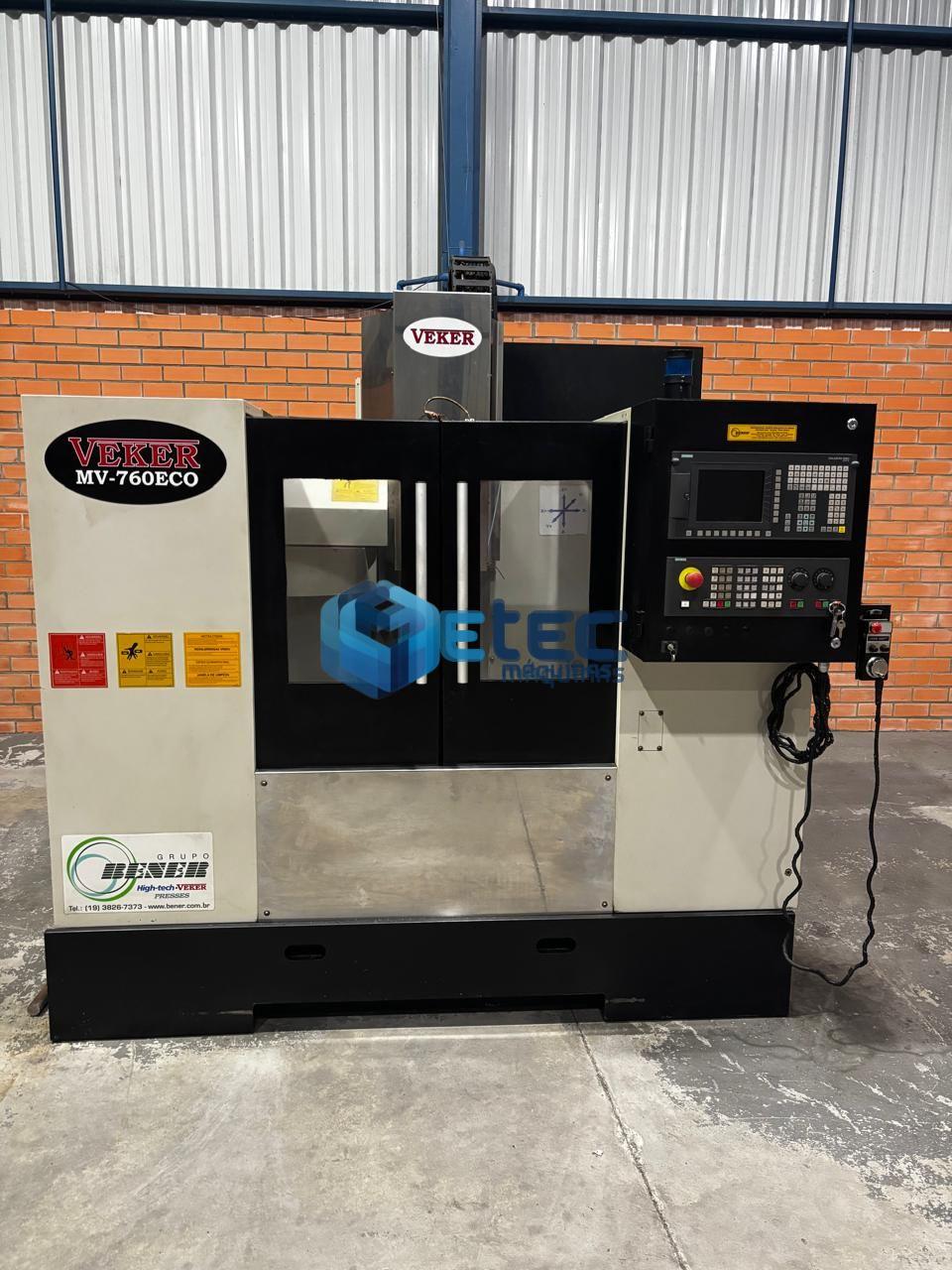 CENTRO DE USINAGEM VERTICAL VEKER MV-760 ECO