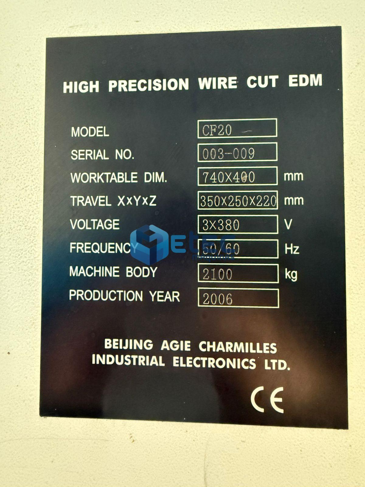 Eletro a Fio Charmilles ACTSPARK CF20