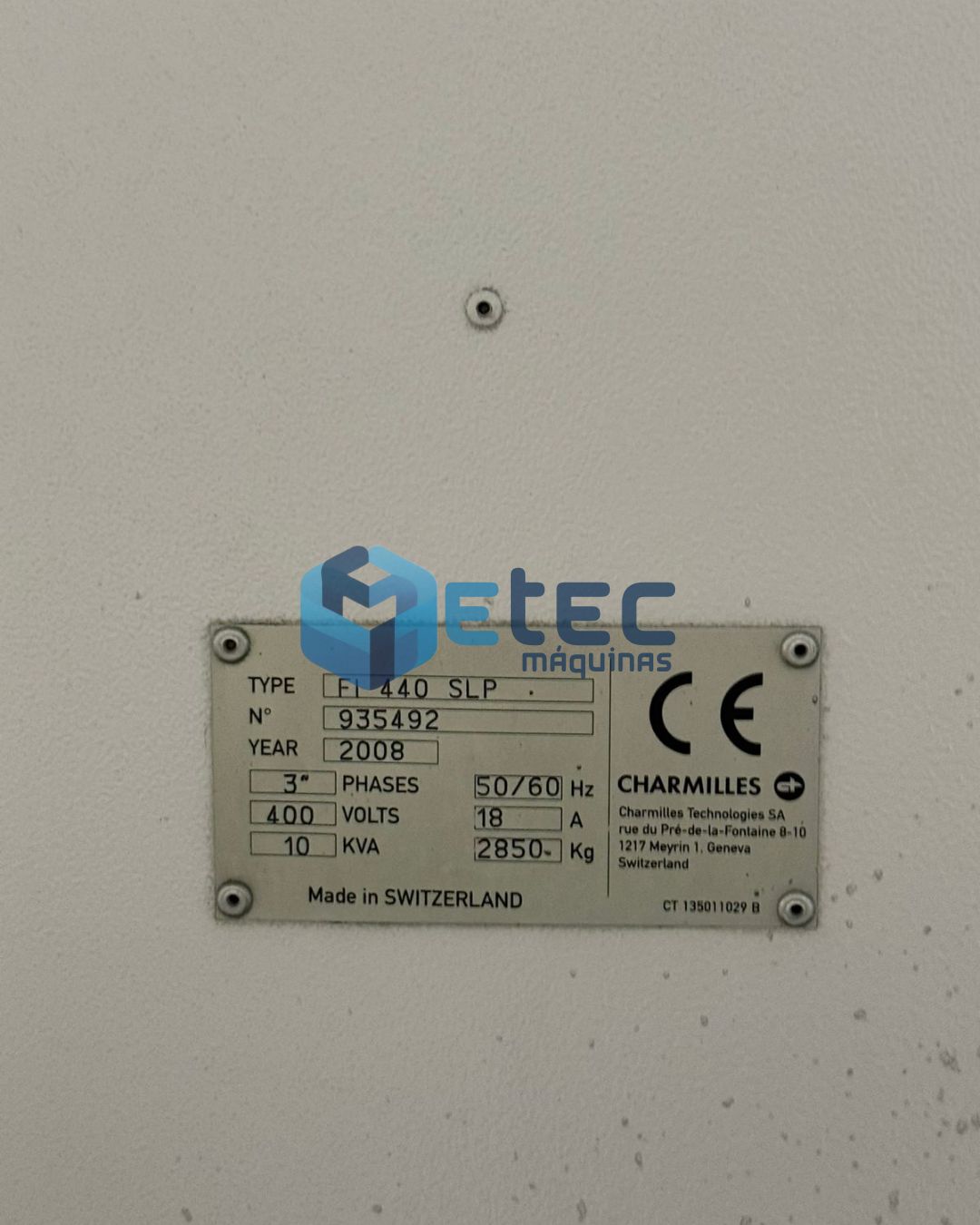 Eletroerosão a Fio Charmilles FI 440 SLP