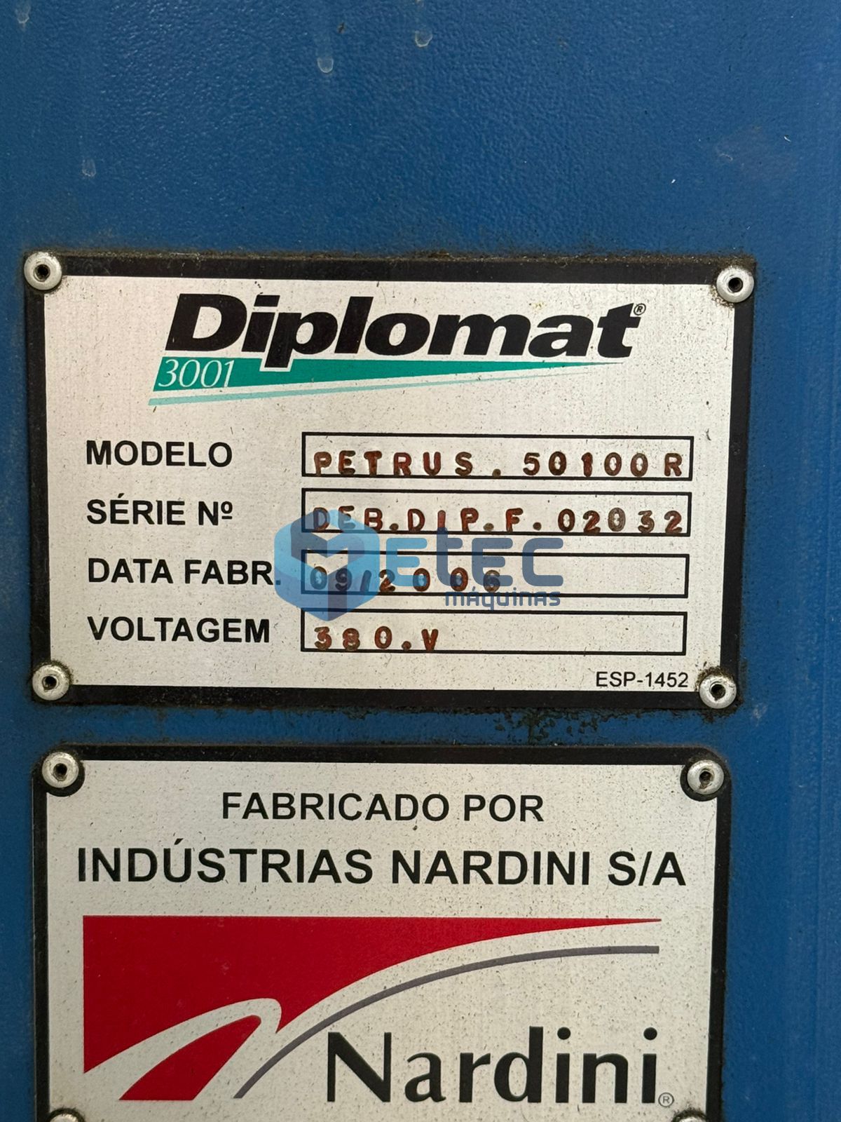 Fresadora CNC Diplomat Petrus 50100R
