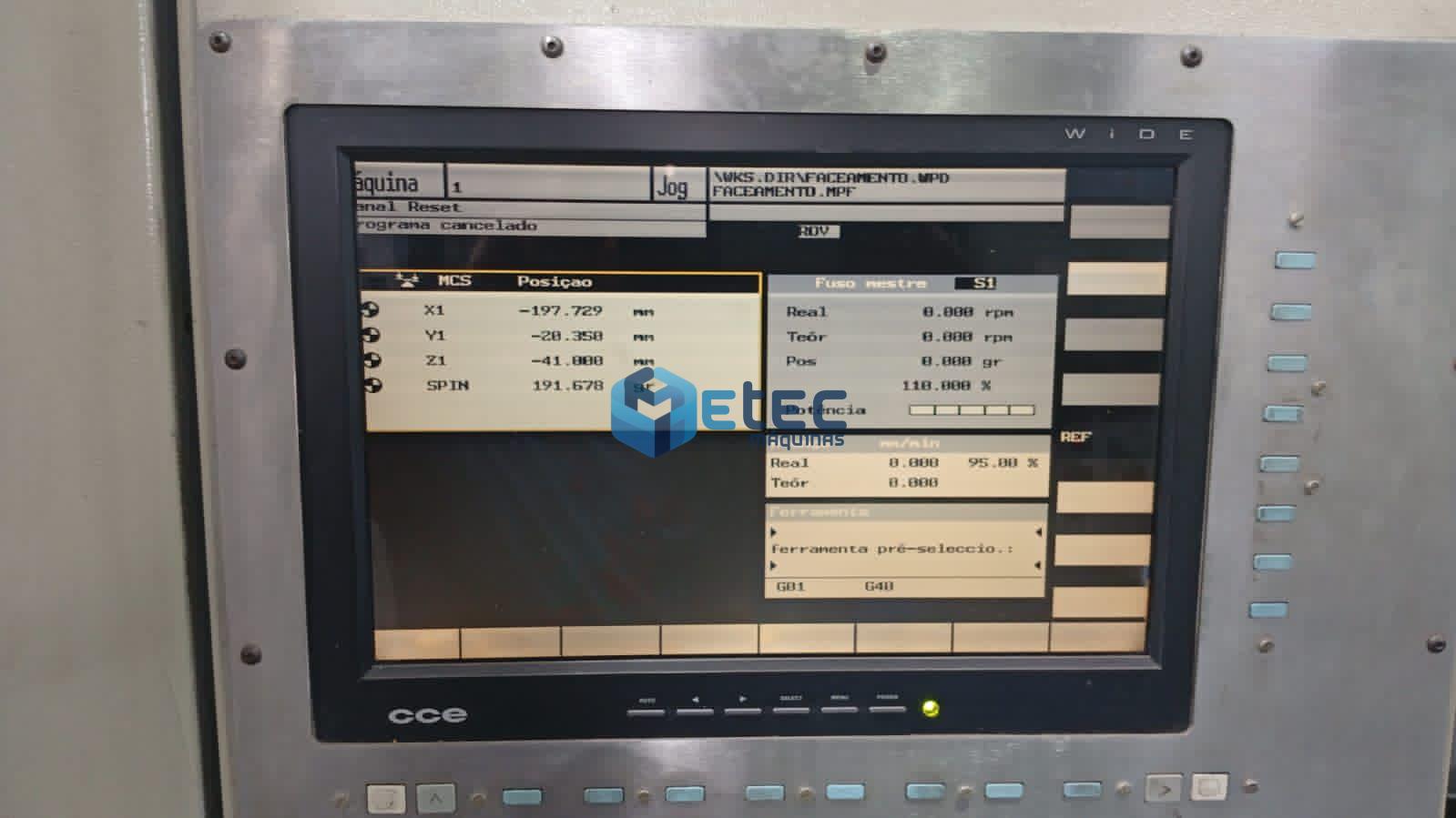 Fresadora CNC Wotan Womat M1L