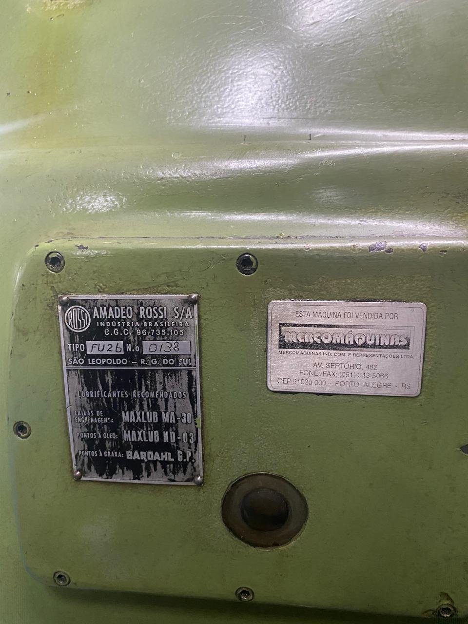 Fresadora Rossi Universal FU2