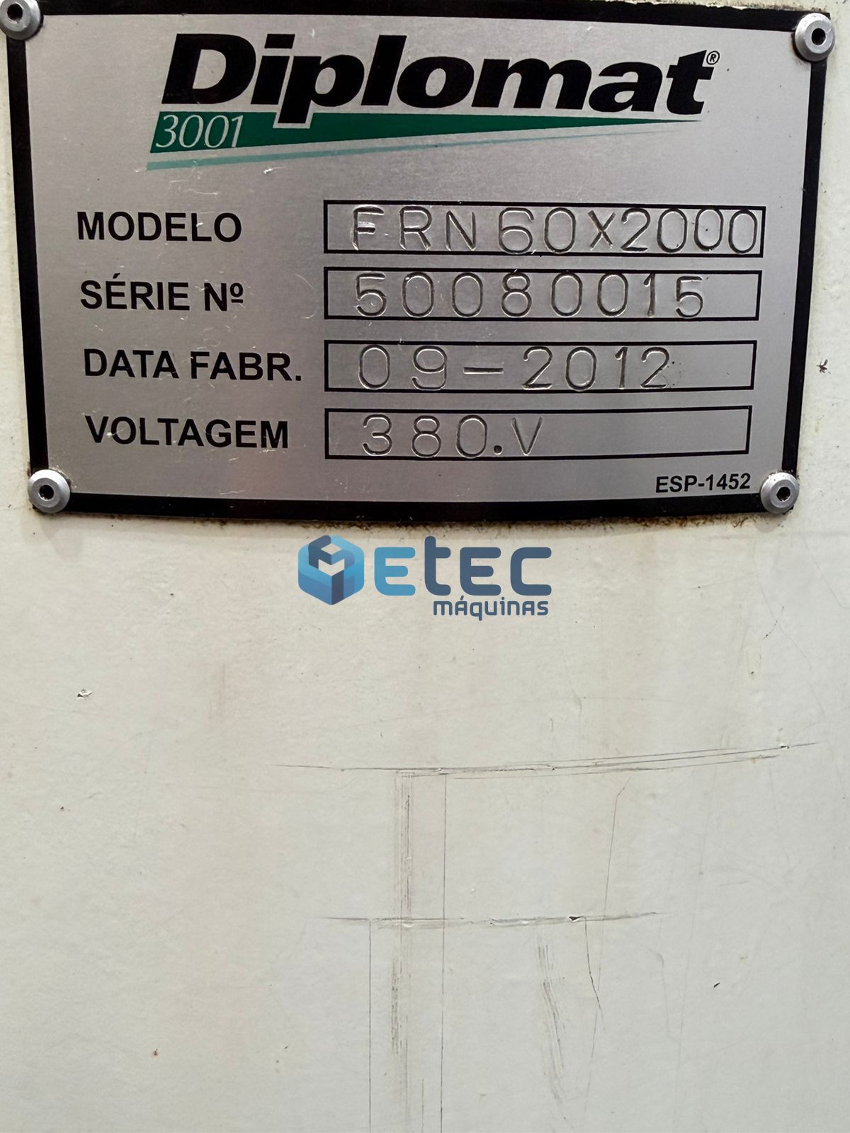 Furadeira Radial Diplomat FRN60 x 2000