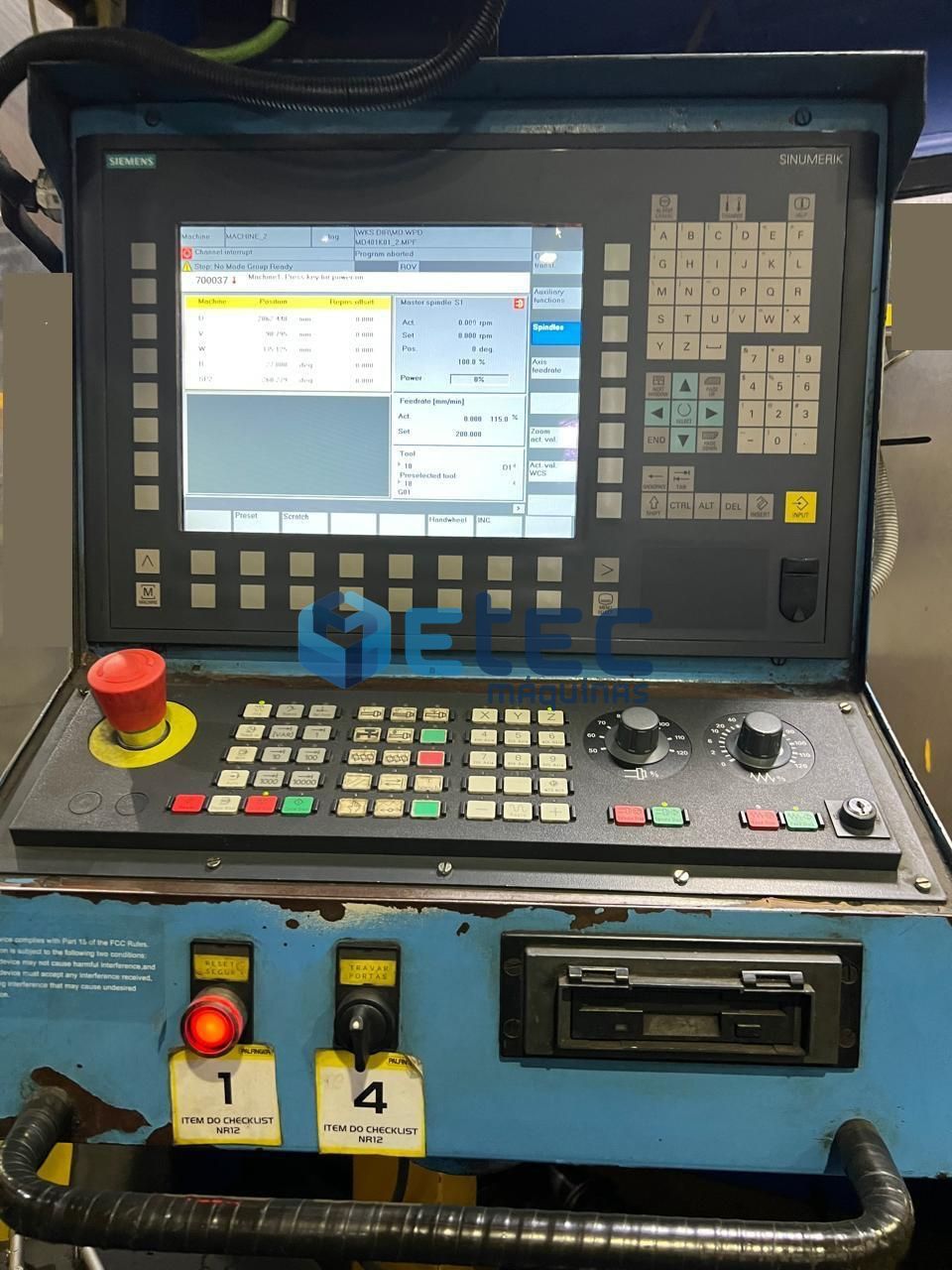 Mandrilhadora CNC STIMIN 2CPFPM-1000 - Duplo Spindle