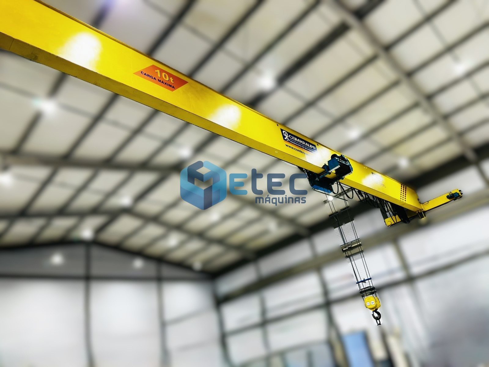 Ponte Rolante Monoviga CSM 10Tx20mt de Vão