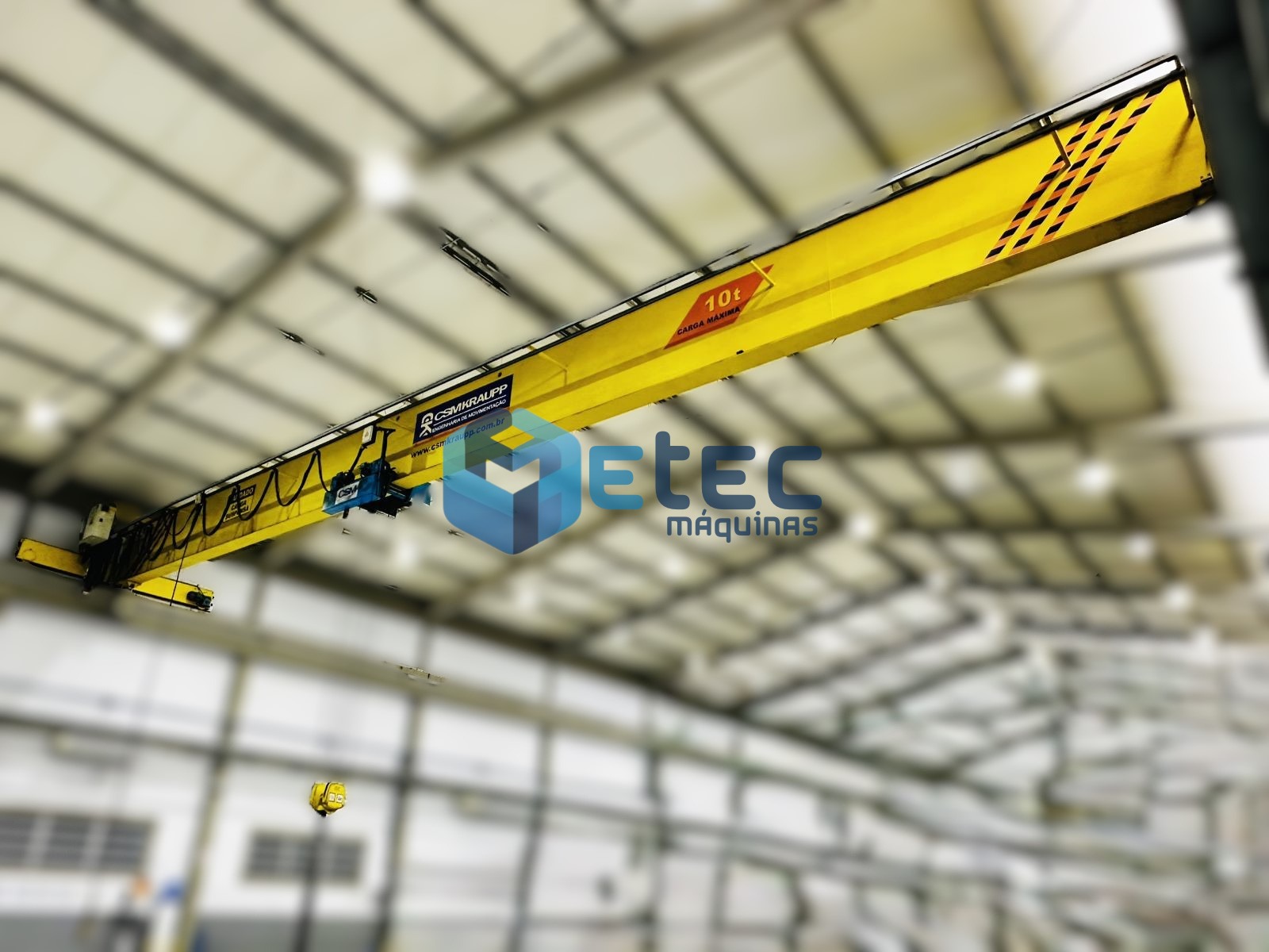 Ponte Rolante Monoviga CSM 10Tx20mt de Vão