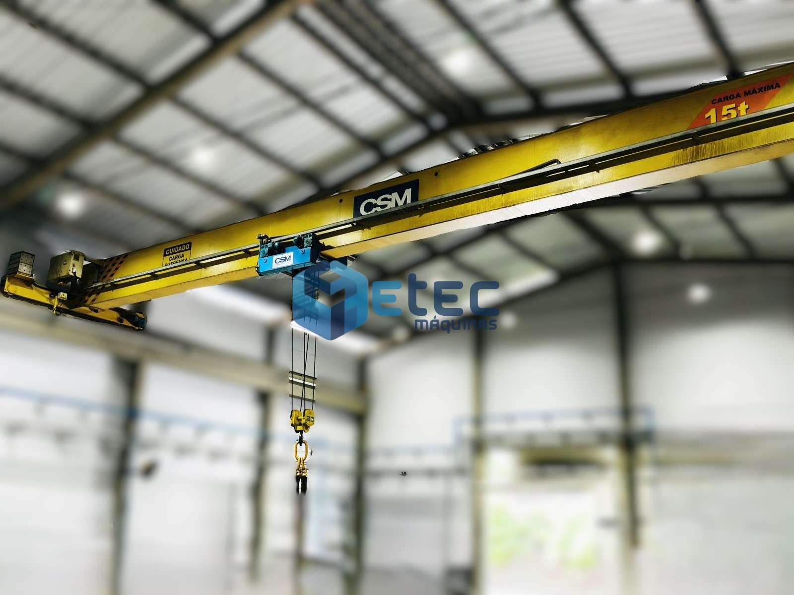 Ponte Rolante Monoviga CSM 15Tx20mt de Vão
