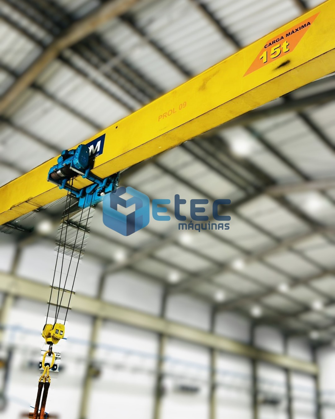 Ponte Rolante Monoviga CSM 15Tx20mt de Vão