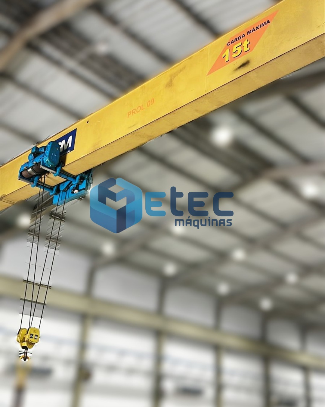 Ponte Rolante Monoviga CSM 15Tx20mt de Vão