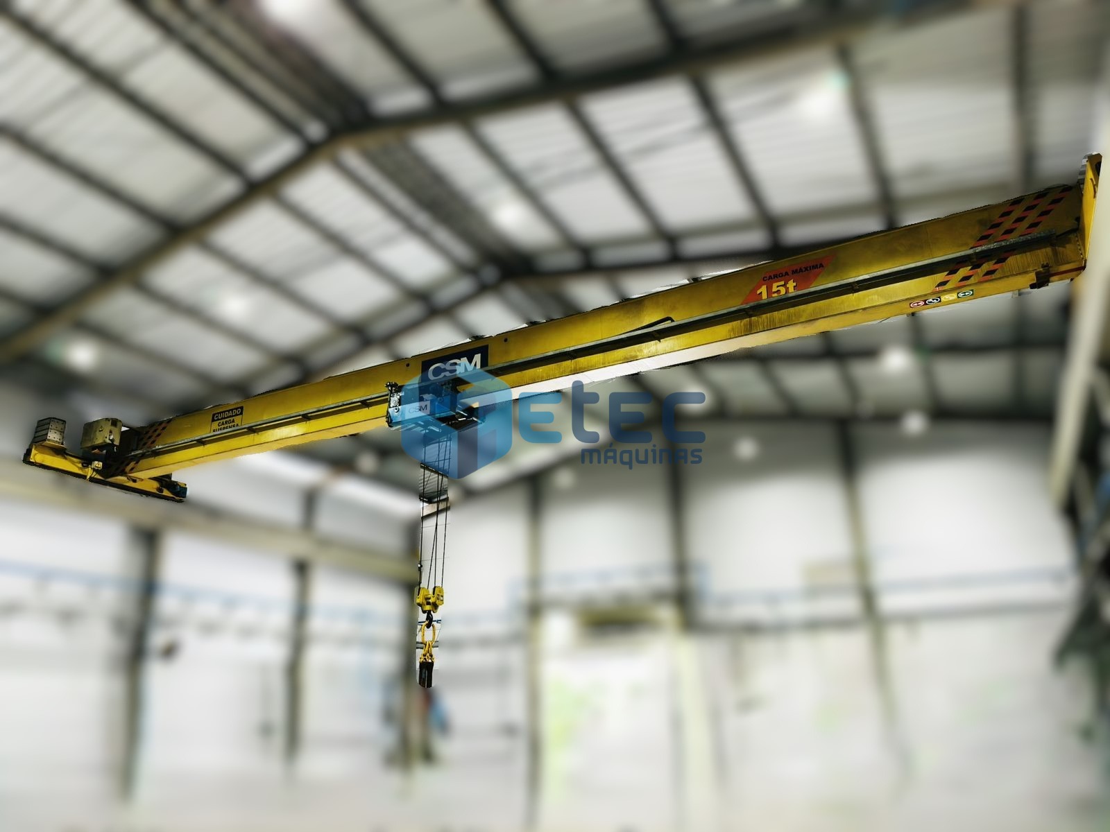 Ponte Rolante Monoviga CSM 15Tx20mt de Vão