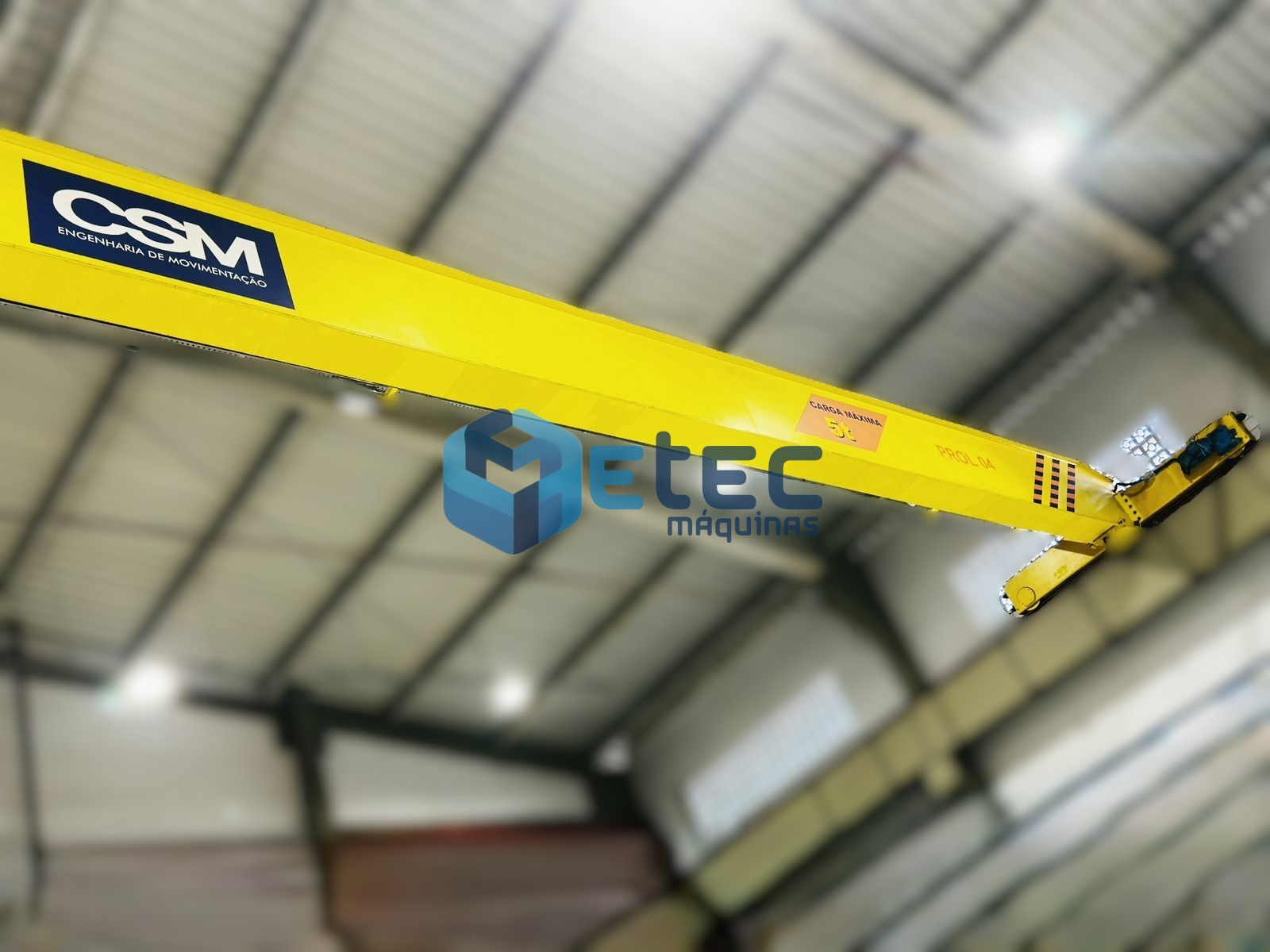 Ponte Rolante Monoviga CSM 5Tx20mt de Vão
