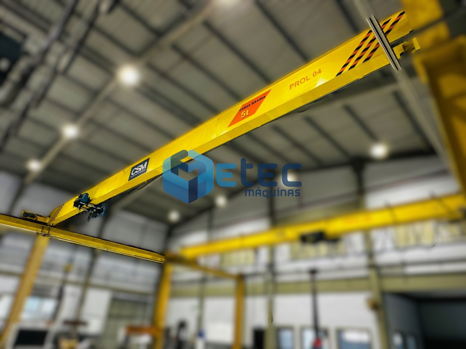 Ponte Rolante Monoviga CSM 5Tx20mt de Vão