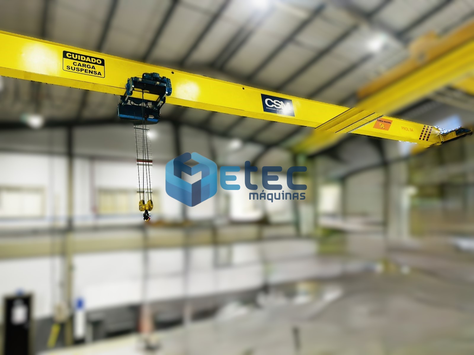 Ponte Rolante Monoviga CSM 5Tx20mt de Vão