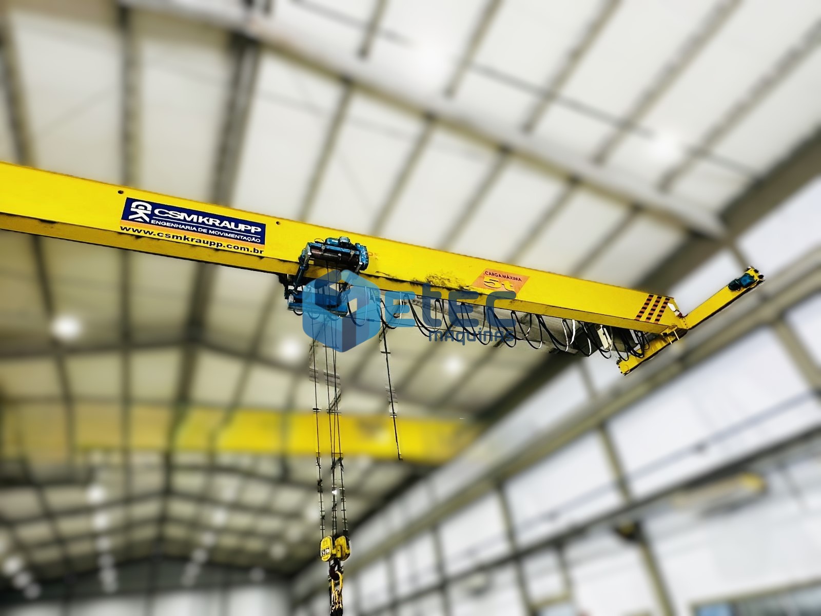 Ponte Rolante Monoviga CSM 5Tx20mt de Vão