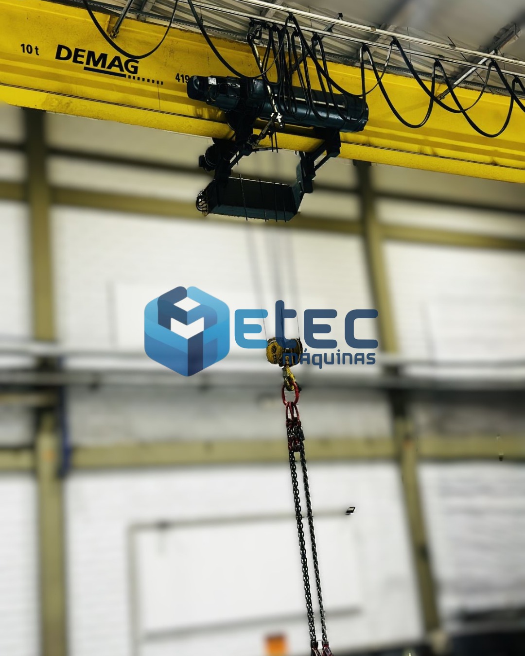 Ponte Rolante Monoviga Demag 10Tx20mt de Vão