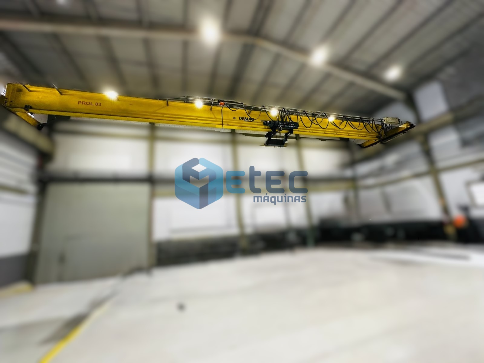 Ponte Rolante Monoviga Demag 10Tx20mt de Vão