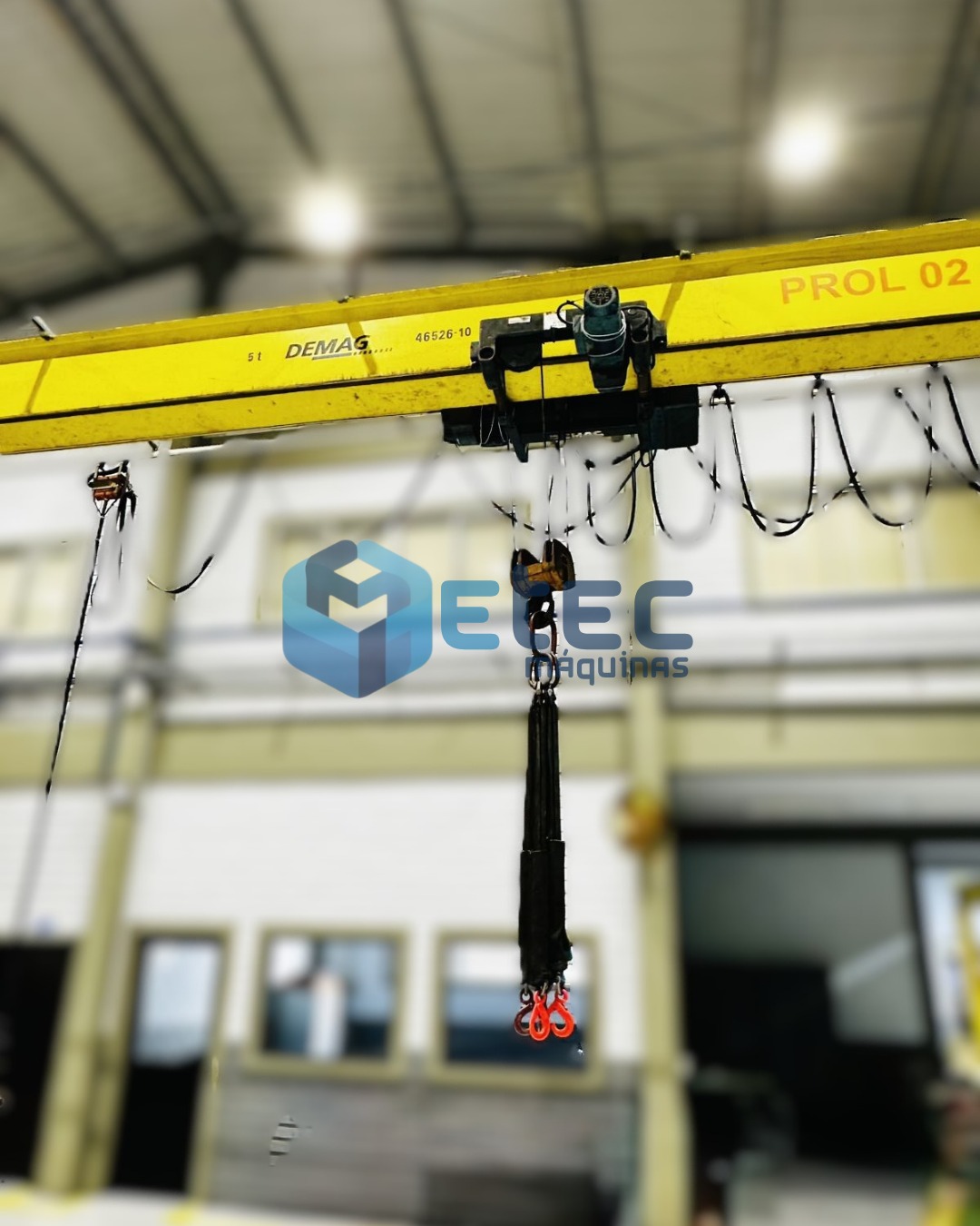 Ponte Rolante Monoviga Demag 5Tx10mts de Vão