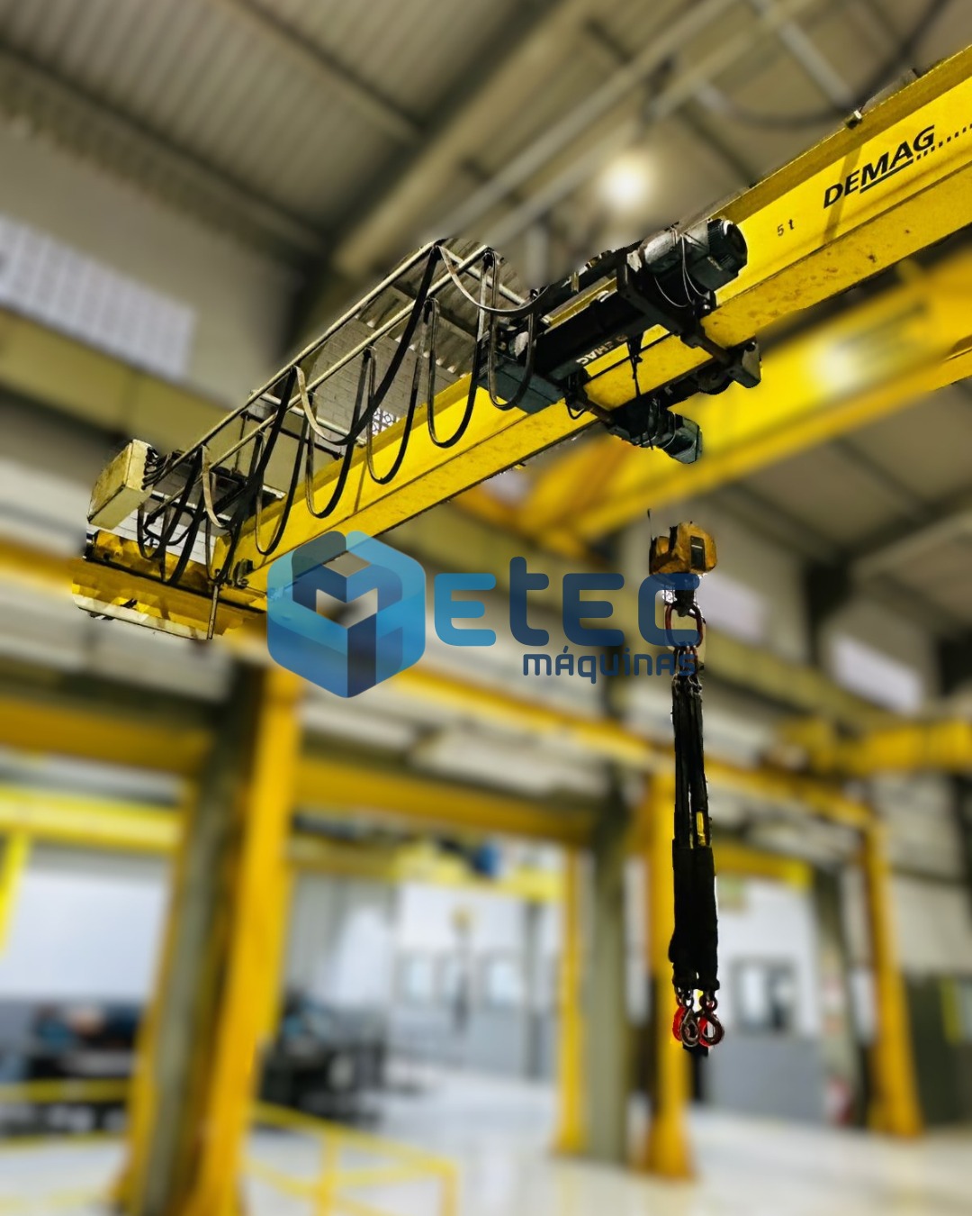 Ponte Rolante Monoviga Demag 5Tx10mts de Vão
