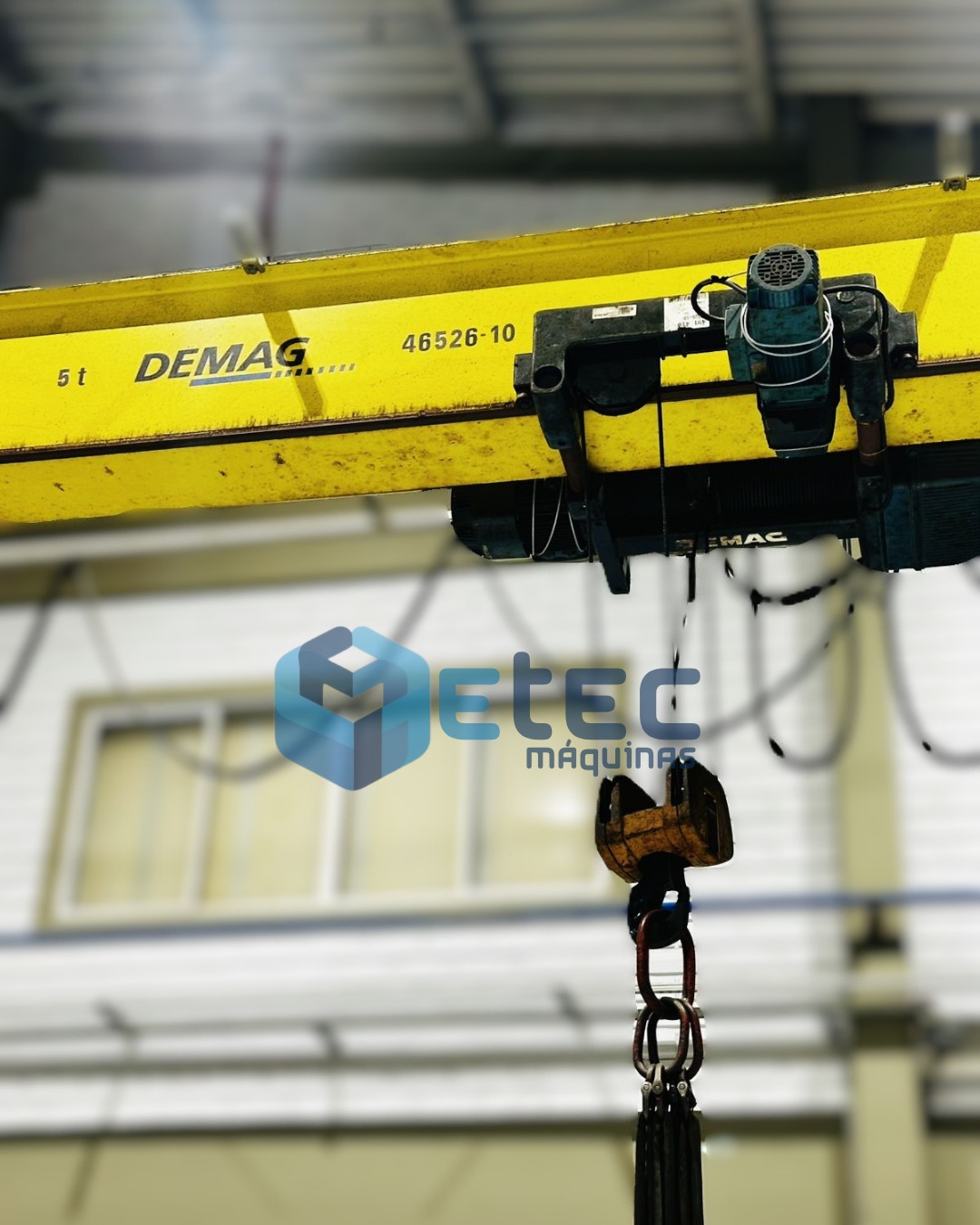 Ponte Rolante Monoviga Demag 5Tx10mts de Vão