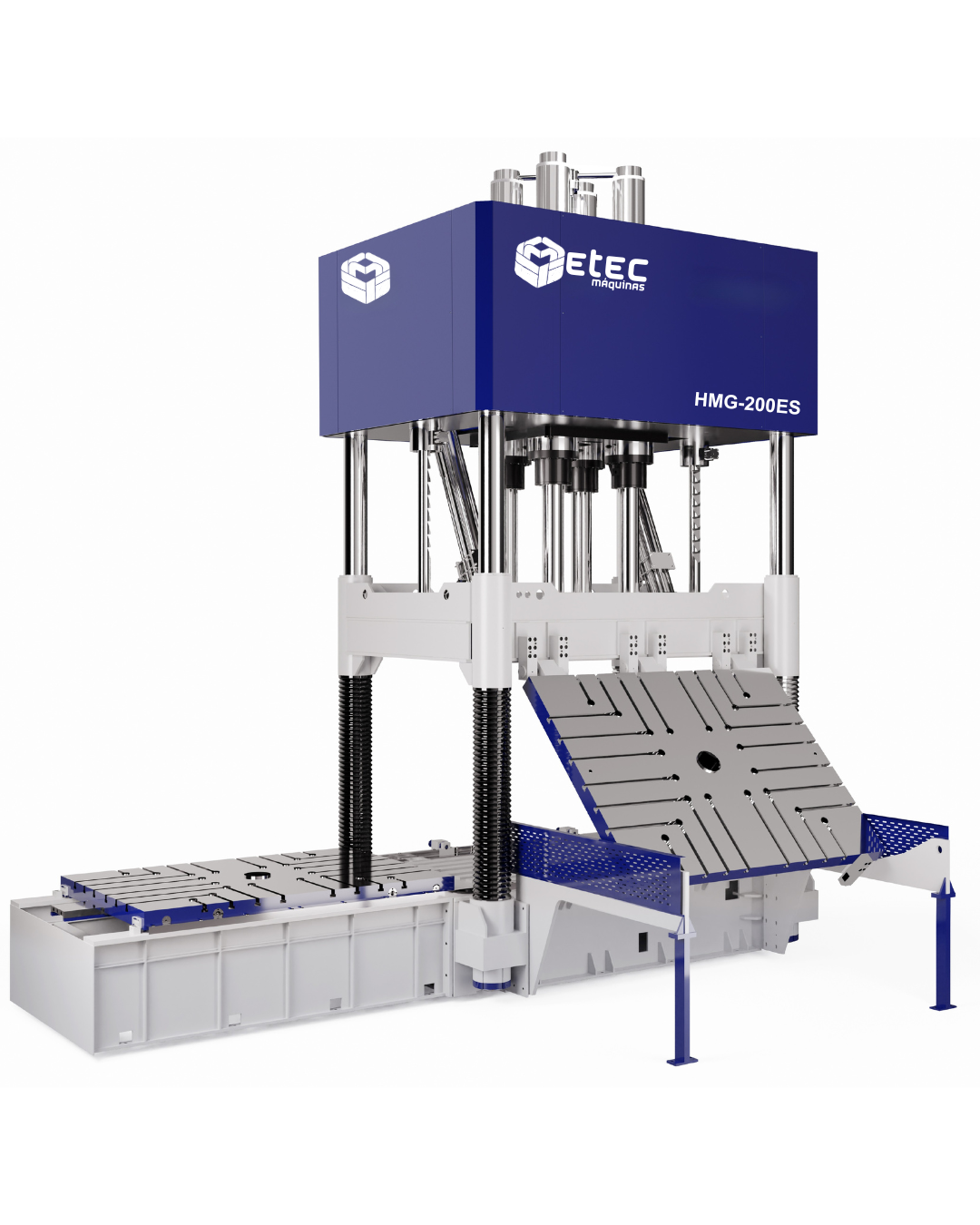 Prensa Hidráulica Ajuste de Moldes ETEC HMG-200ES