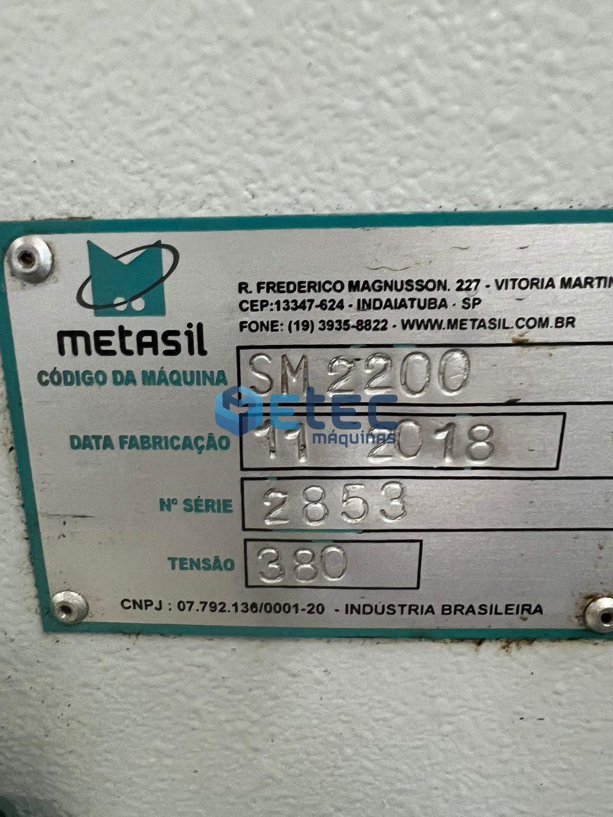 Retifica Centerless Lixadeira Smart SM2200