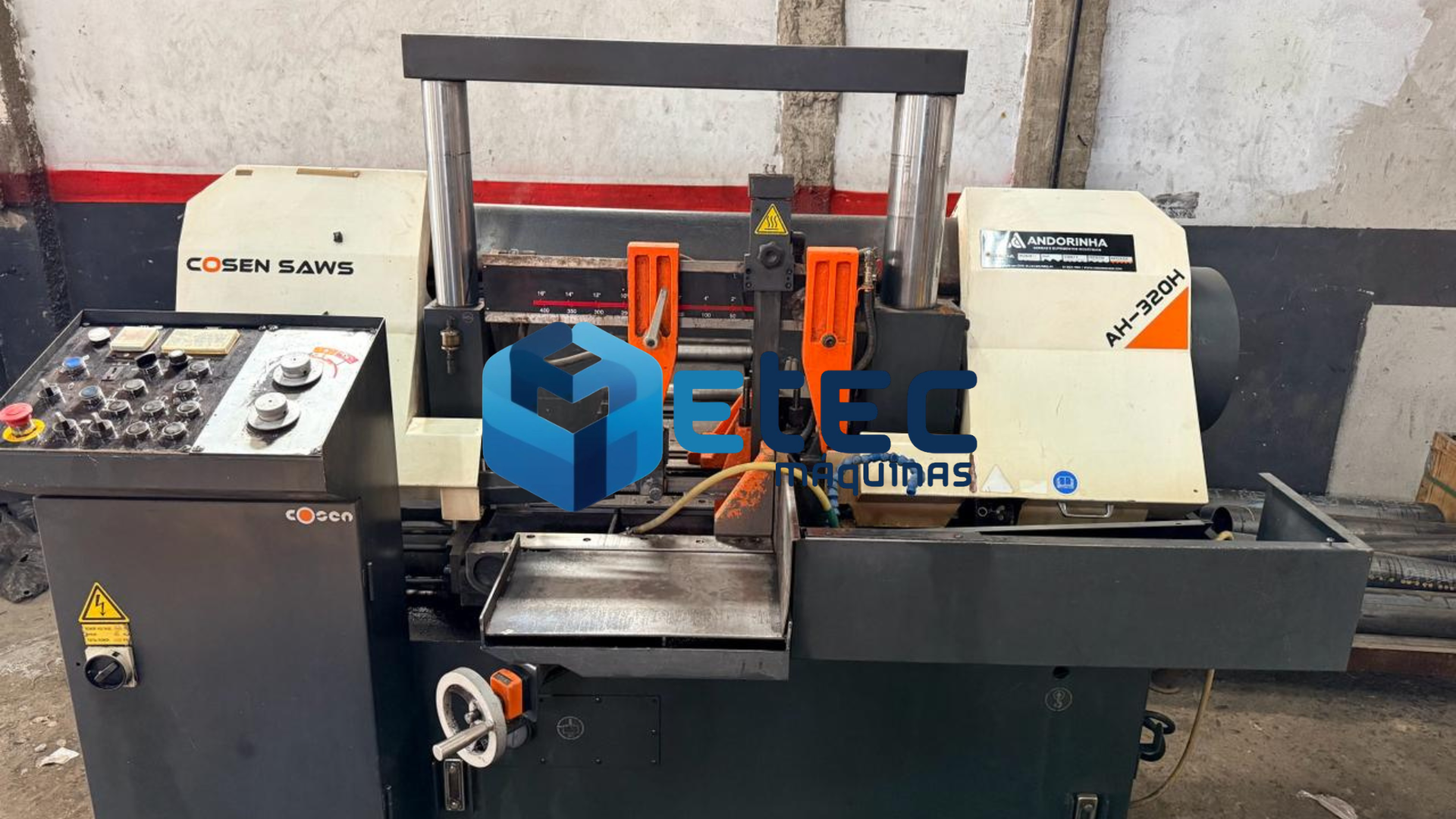 Serra de Fita Horizontal Automática Cosen AH-320H
