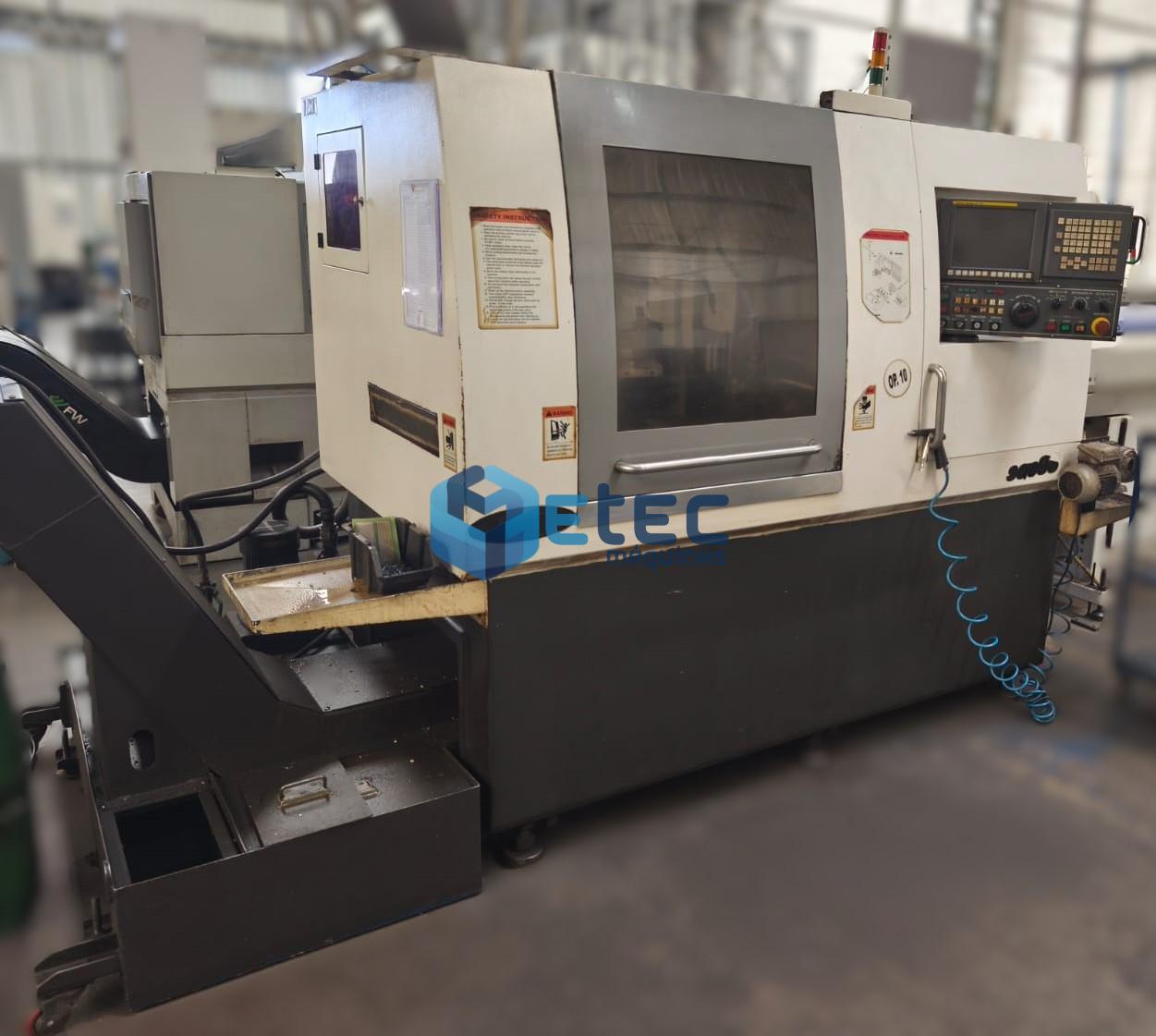 TORNO CNC AUTOMÁTICO DE CABEÇOTE MÓVEL HJM