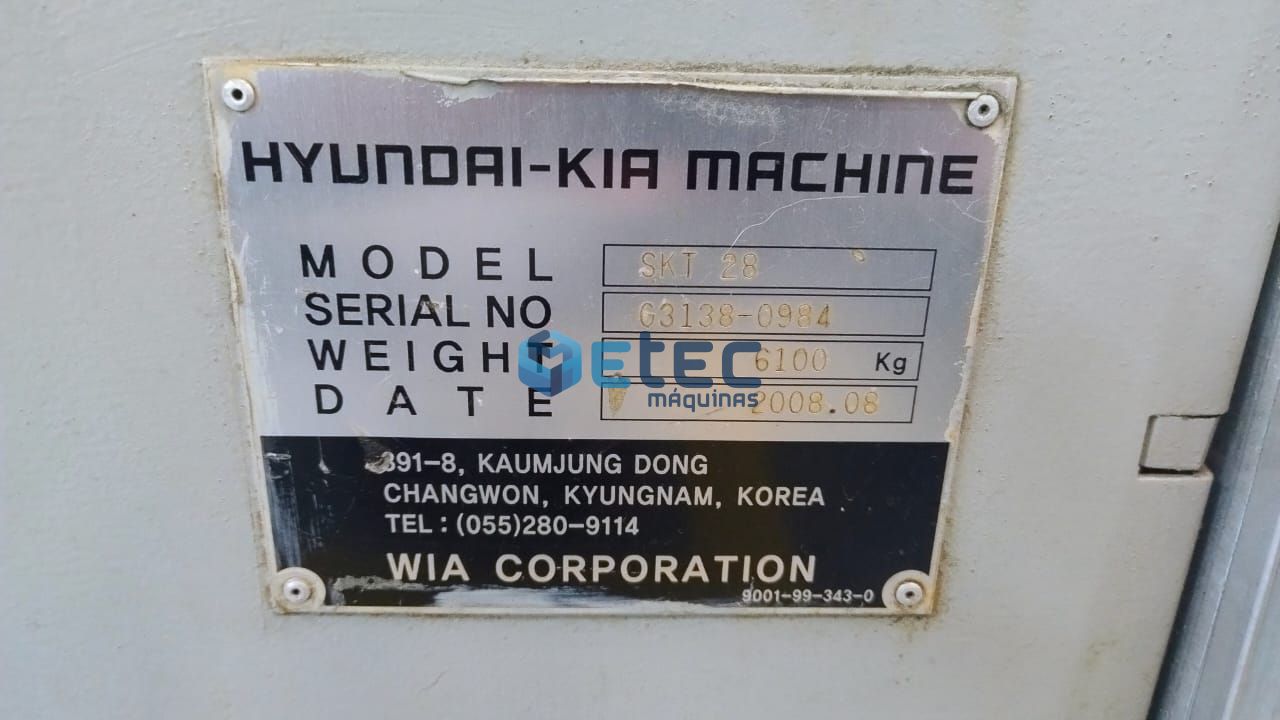 Torno CNC Hyundai SKT 28
