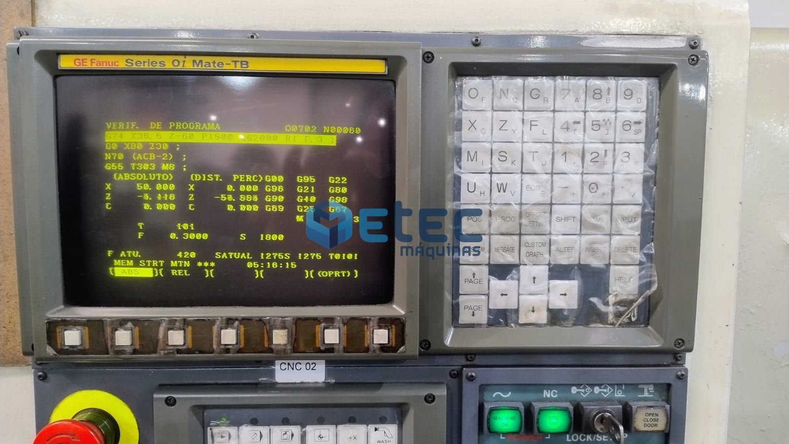 Torno CNC Romi G280