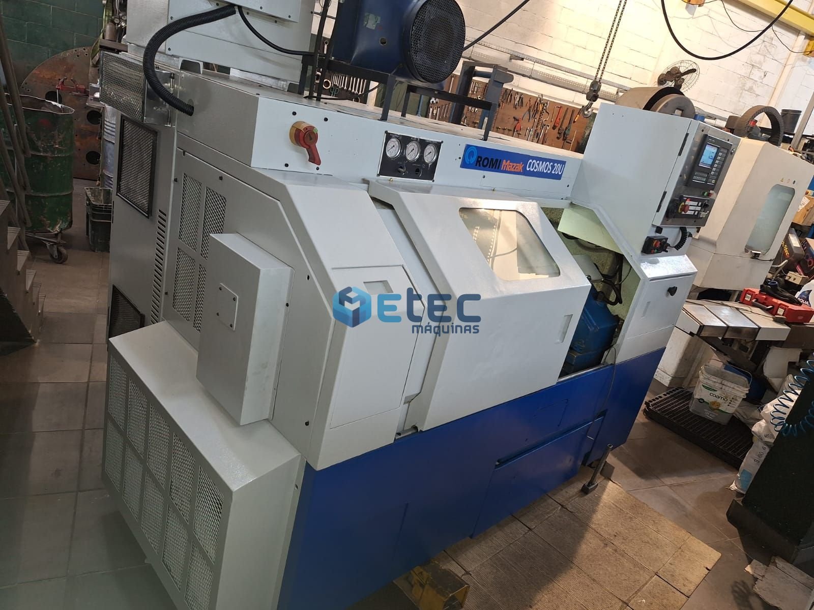 Torno CNC ROMI- MAZAK COSMOS 20U (Retrofitado)