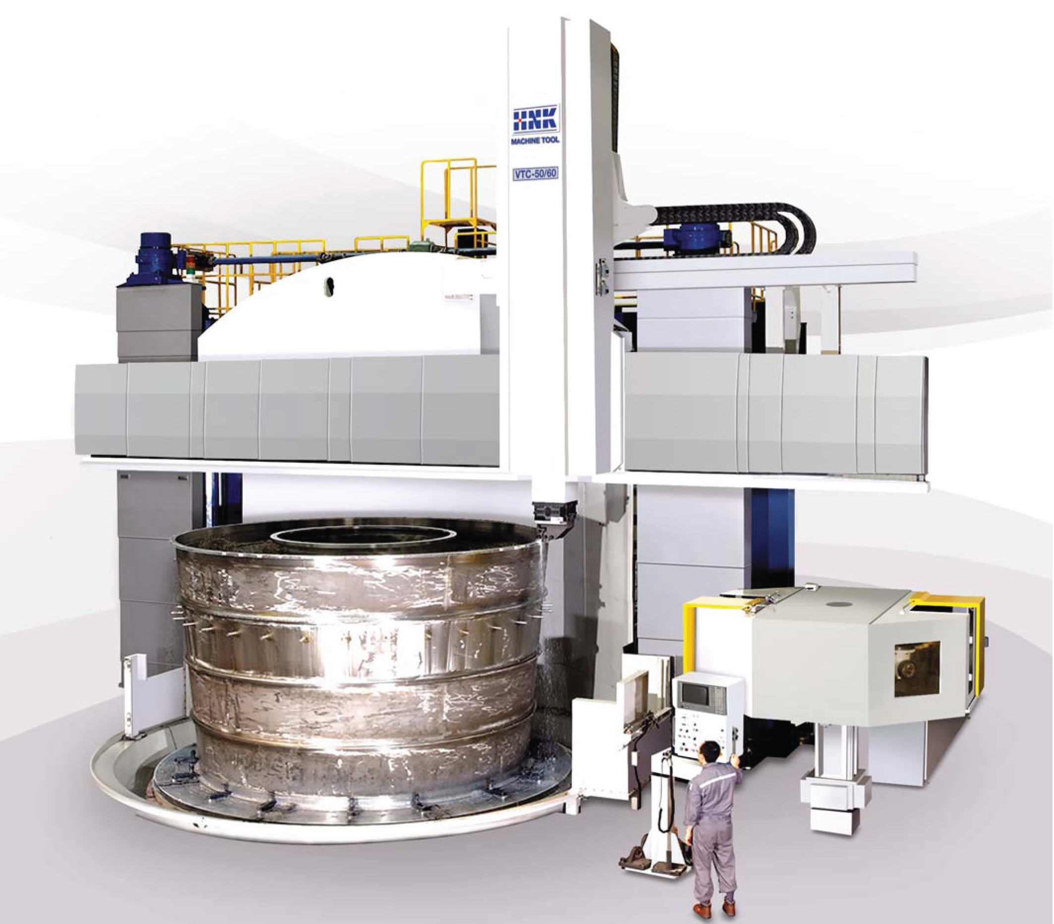 Torno CNC Vertical HNK VTC-60/70 + Ferramentas Acionadas