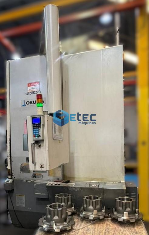 Torno CNC Vertical OKUMA V-60R Com Ferramentas Acionadas