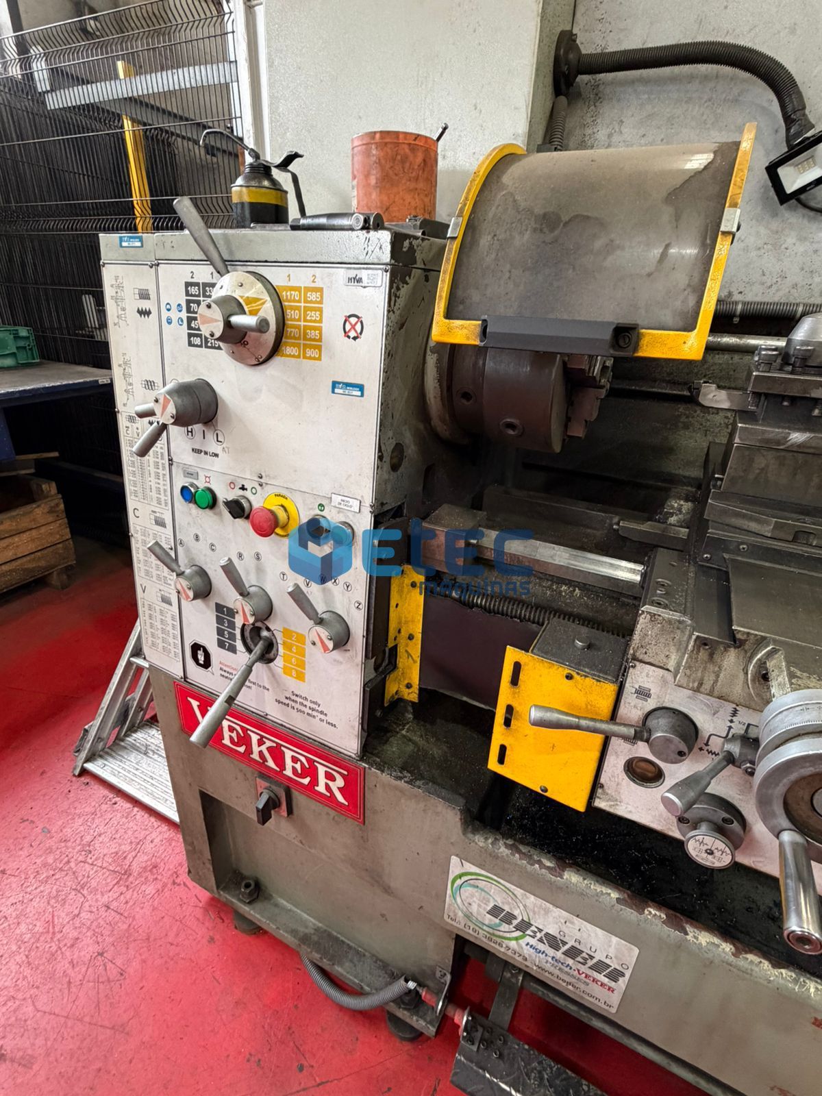 Torno Convencional Veker TVK-1640ECO