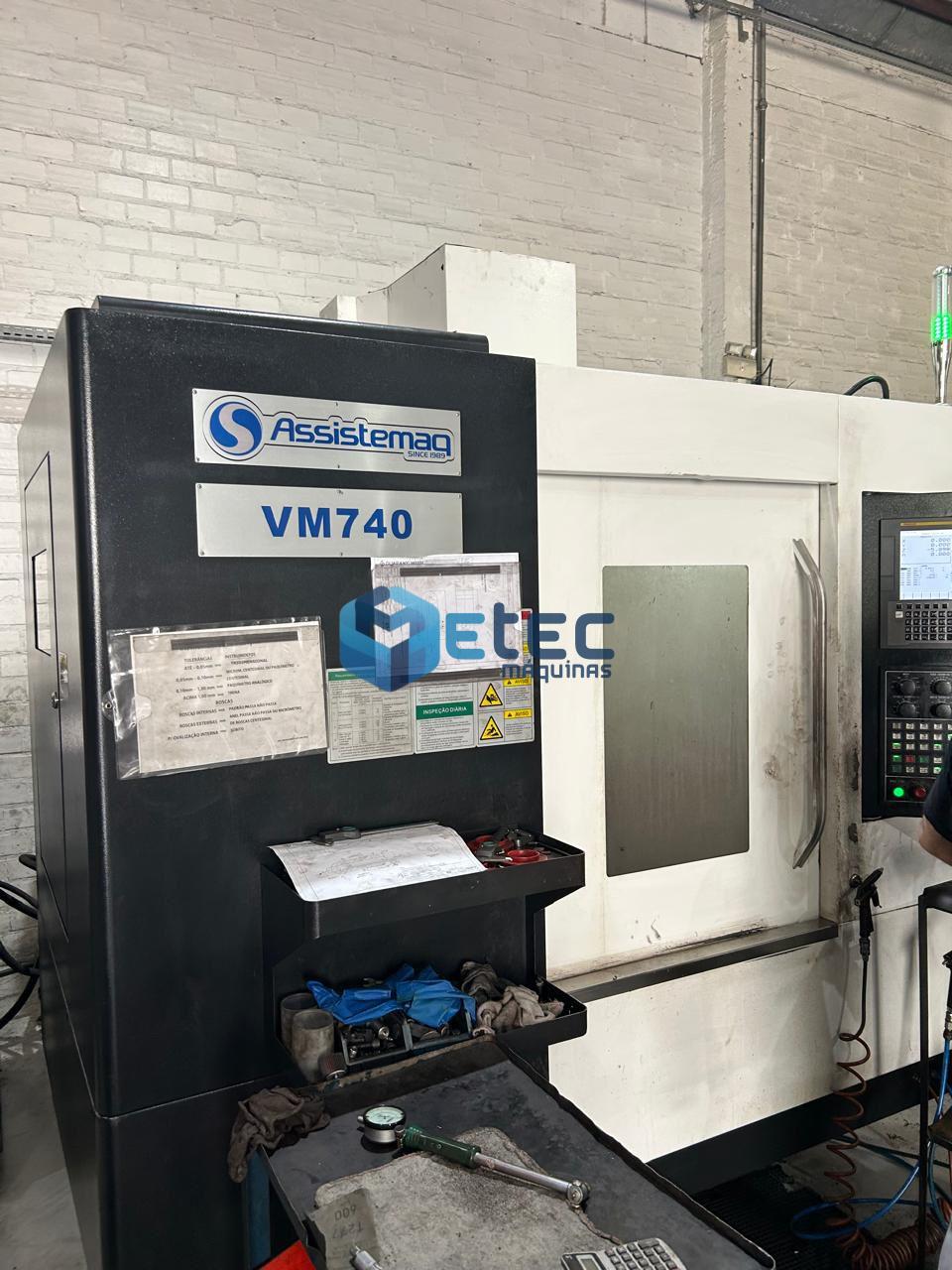 Centro de Usinagem Vertical Neway VM740 + 4° Eixo