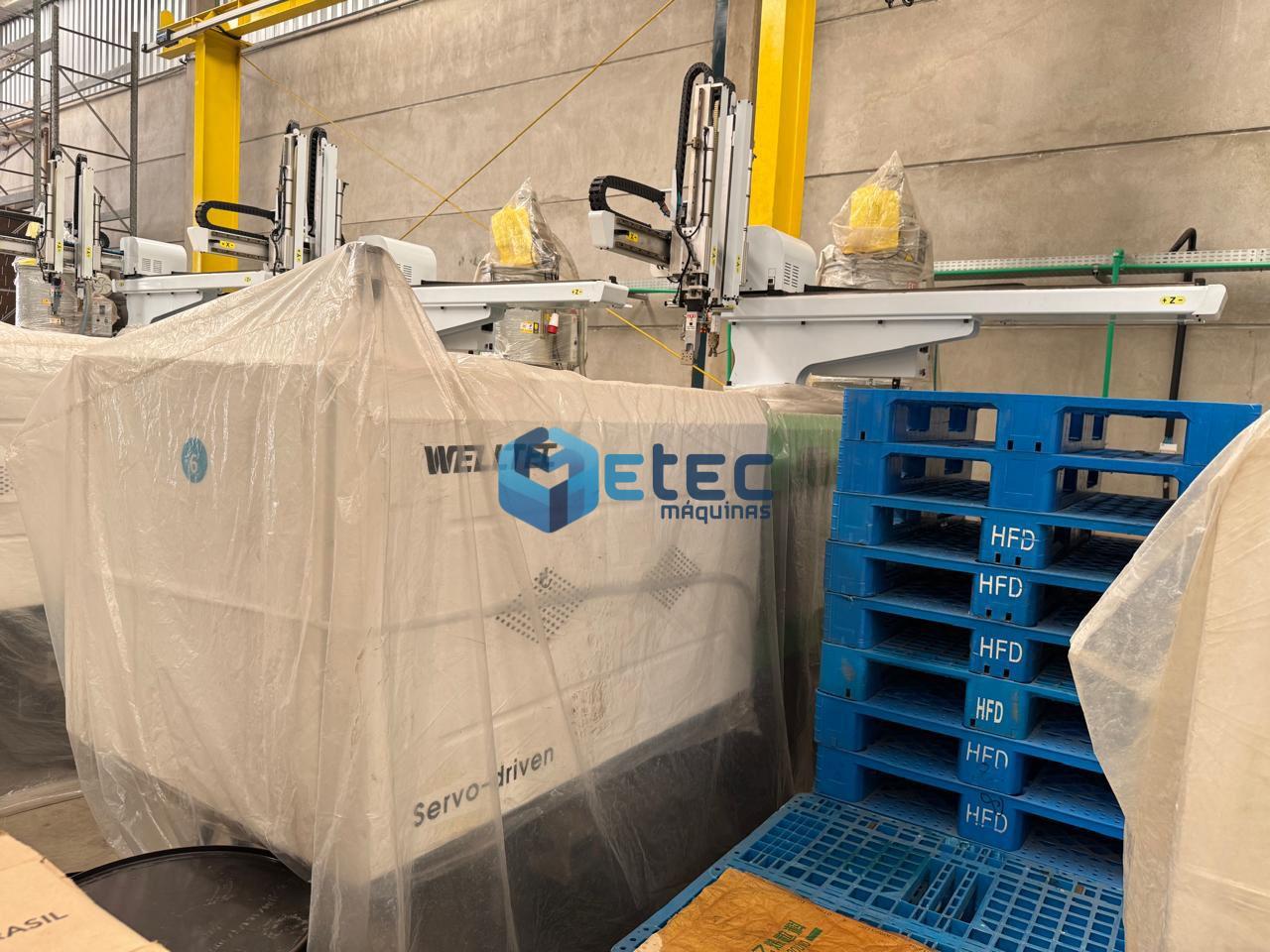 Injetora de Plástico WELLTEC 160Se II - com Robô