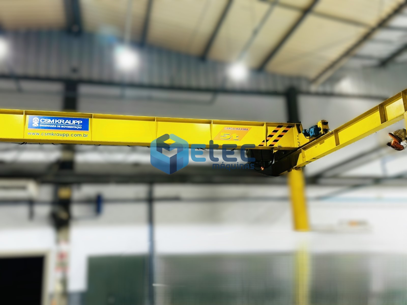 Ponte Rolante Monoviga CSM 5Tx15mt de Vão