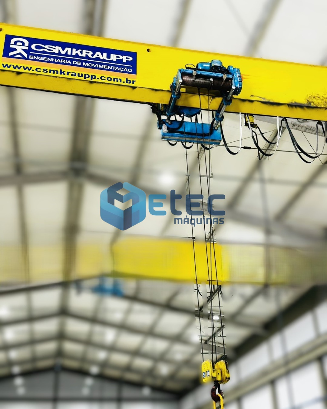 Ponte Rolante Monoviga CSM 5Tx20mt de Vão