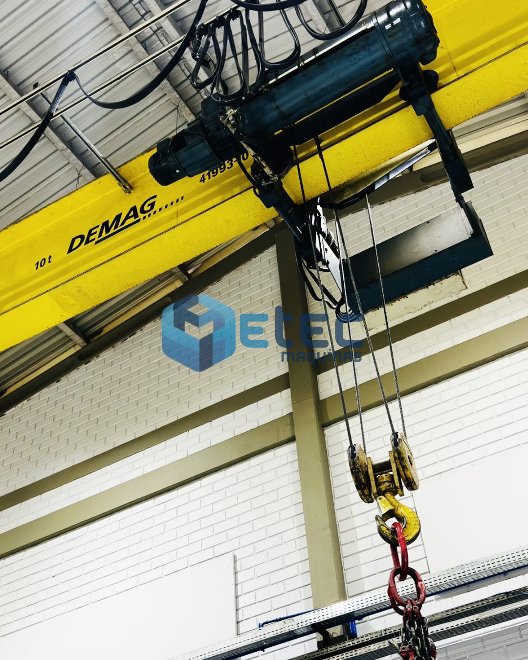 Ponte Rolante Monoviga Demag 10Tx20mt de Vão