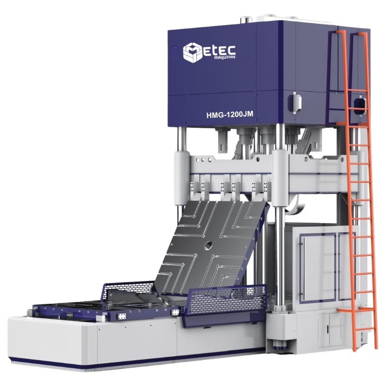 Prensa Hidráulica Ajuste de Moldes ETEC HMG-1200JM