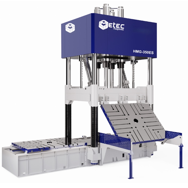 Prensa Hidráulica Ajuste de Moldes ETEC HMG-350ES
